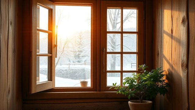 PencereUzmanim Ahşap Pencere Isı Yalıtımı Özellikleri: Doğal Malzeme ile Enerji Tasarrufu
